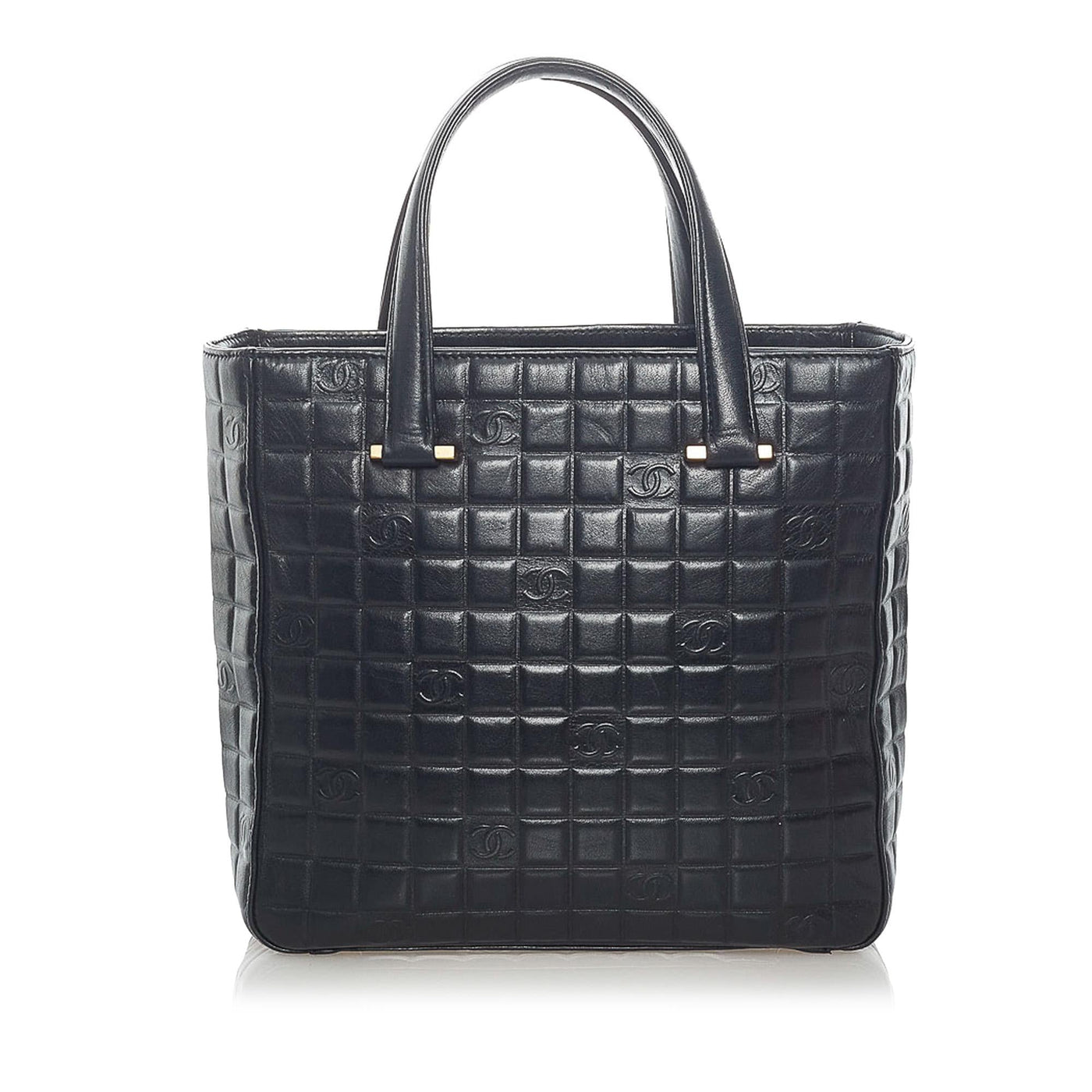 Chanel CC Choco Bar Lambskin Handbag | Studio Nafay