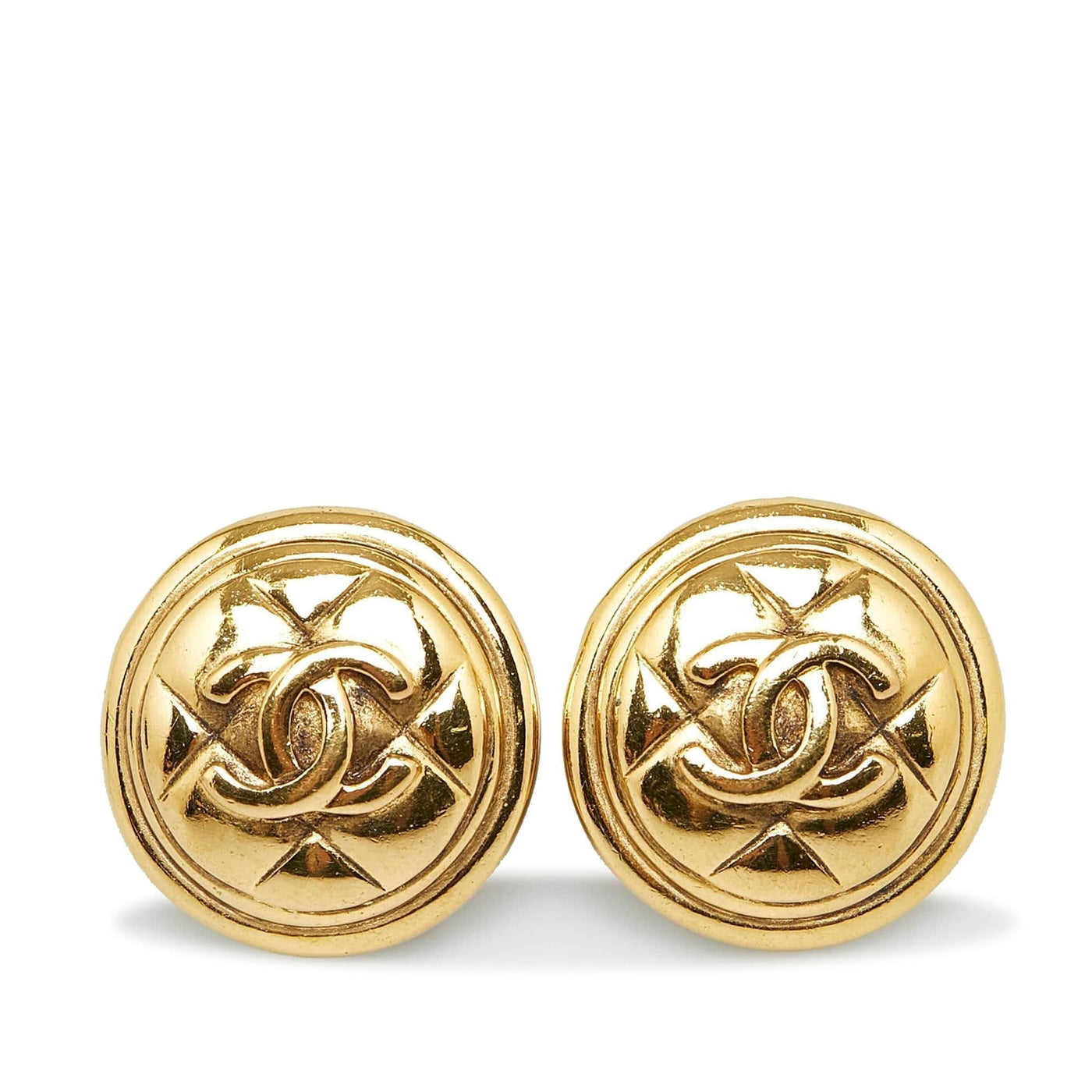 Chanel CC Clip-On Earrings - Product Image 2