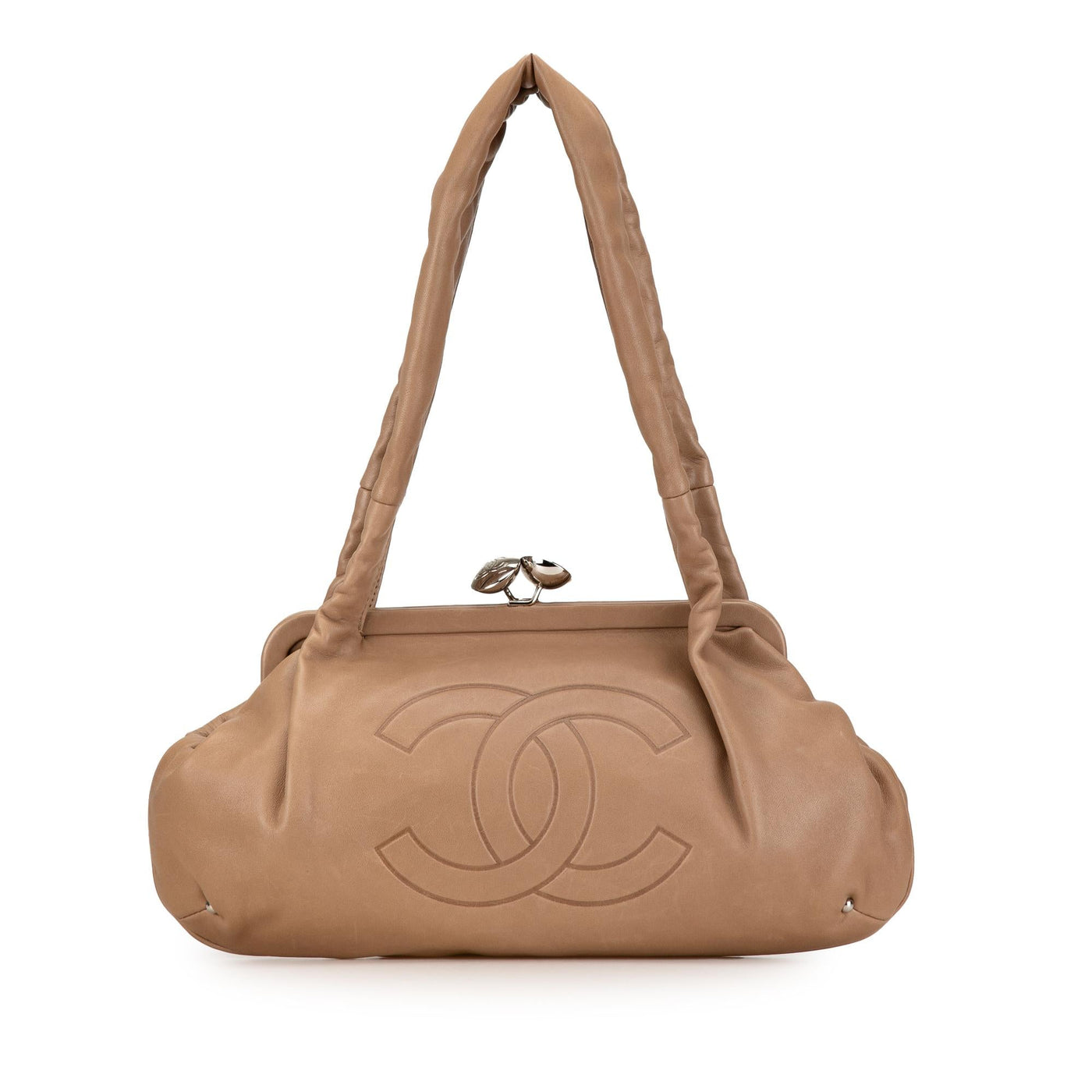 Chanel CC Lambskin Kisslock Frame Shoulder Bag | Studio Nafay