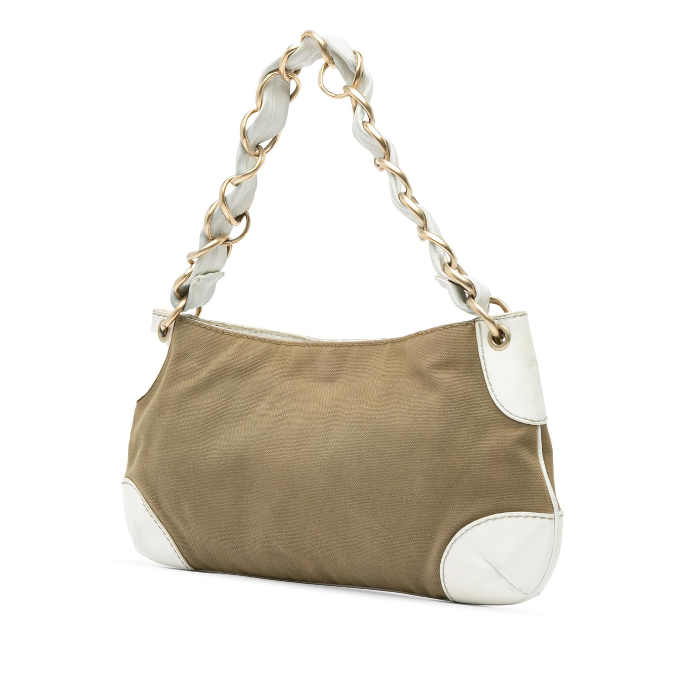 Chanel Canvas Olsen Shoulder Bag | Studio Nafay