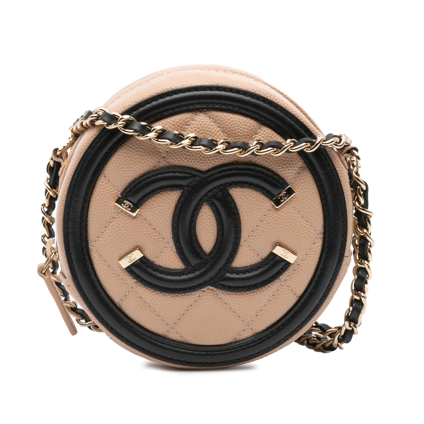 Chanel Caviar CC Filigree Round Crossbody - Product Image 2