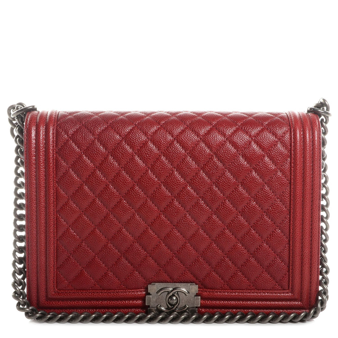 CHANEL CAVIAR QUILTED LEATHER LARGE BOY BAG | Studio Nafay