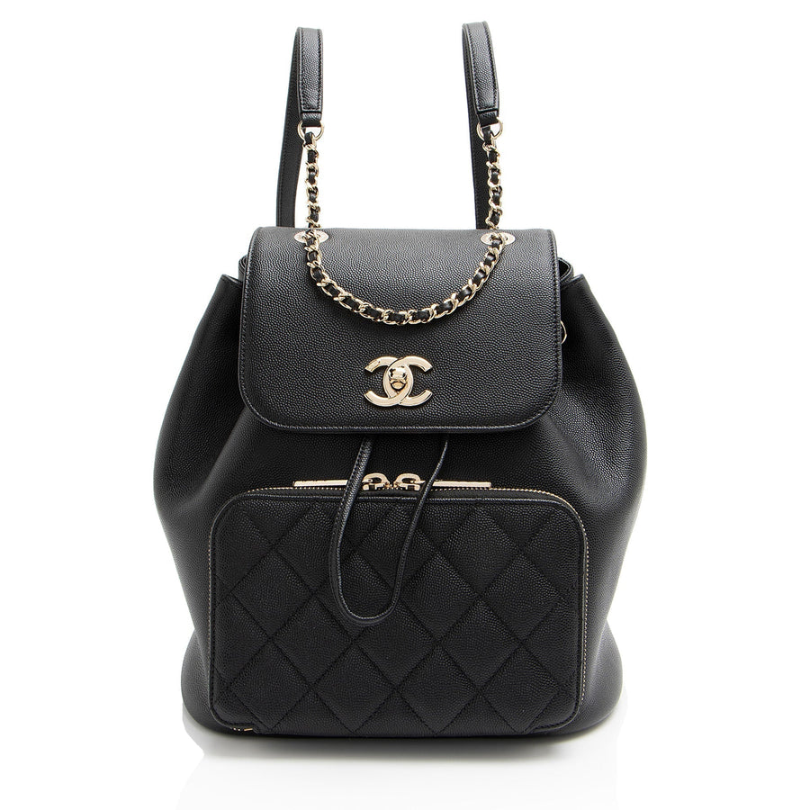 Chanel Caviar Leather Business Affinity Backpack | Studio Nafay
