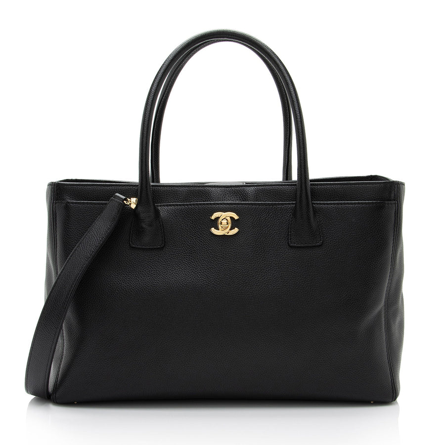 Chanel Caviar Leather Cerf Classic Executive Tote | Studio Nafay