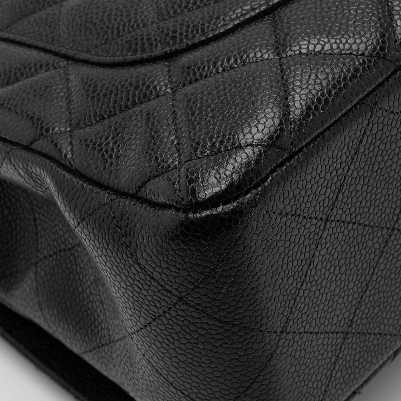 Chanel Caviar Leather Classic Jumbo Single Flap Bag - Product Image 13