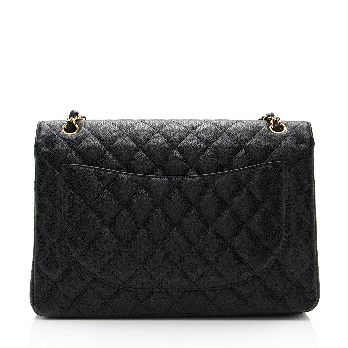 Chanel Caviar Leather Classic Maxi Double Flap Bag - Product Image 3