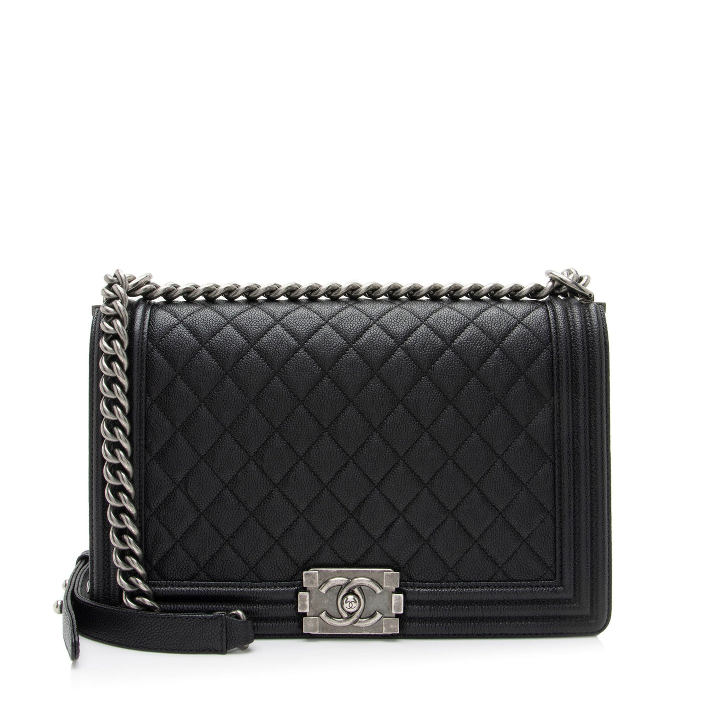 Chanel Caviar Leather New Medium Boy Bag - Product Image 2