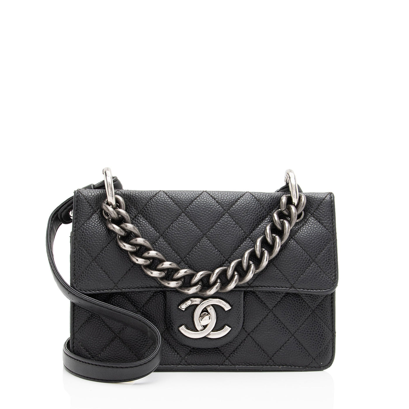 Chanel Caviar Leather Retro Class Small Flap Bag | Studio Nafay