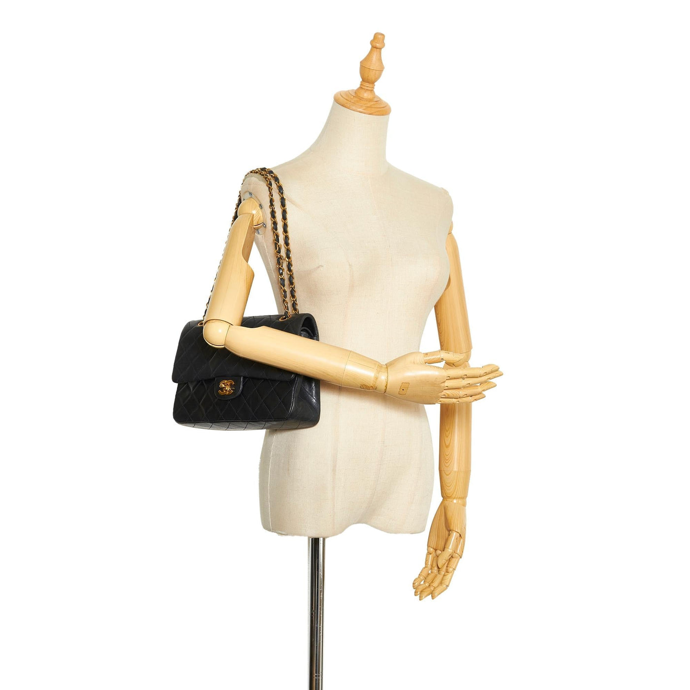 Chanel Classic Medium Lambskin Double Flap Bag - Product Image 4
