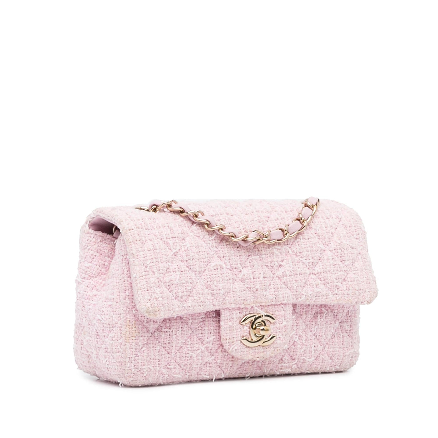 Chanel Classic Mini Rectangular Tweed Flap Bag - Product Image 2