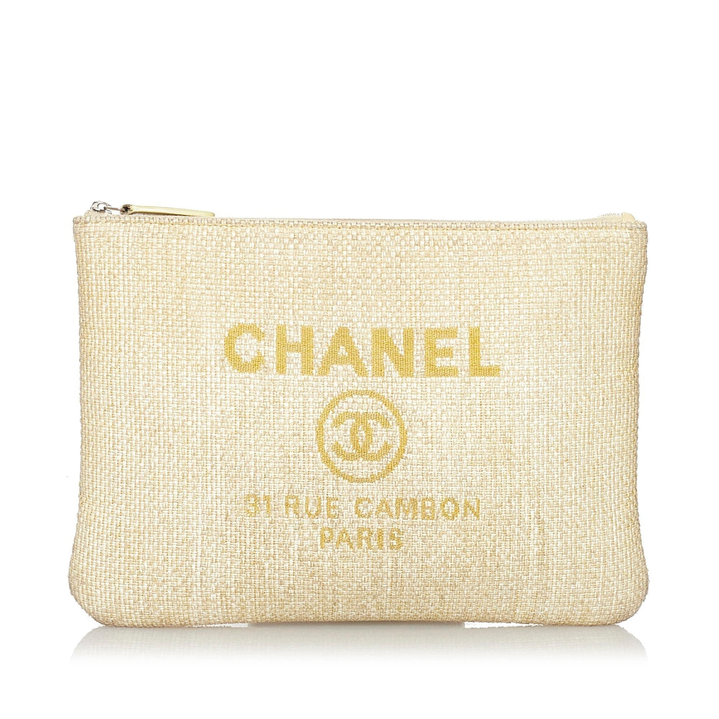 Chanel Deauville O-Case Raffia Clutch Bag | Studio Nafay