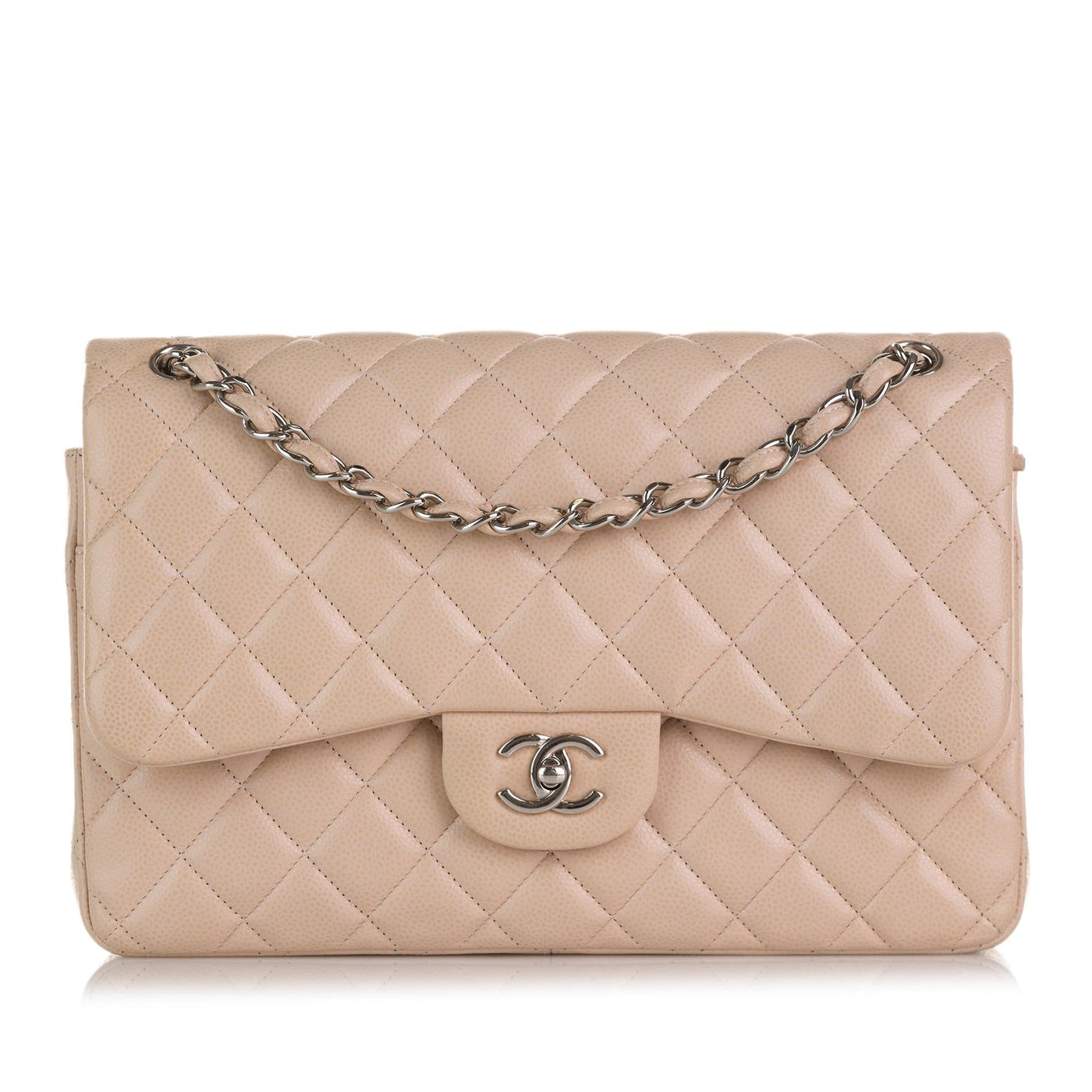 Chanel Jumbo Classic Caviar Double Flap Bag - Product Image 11