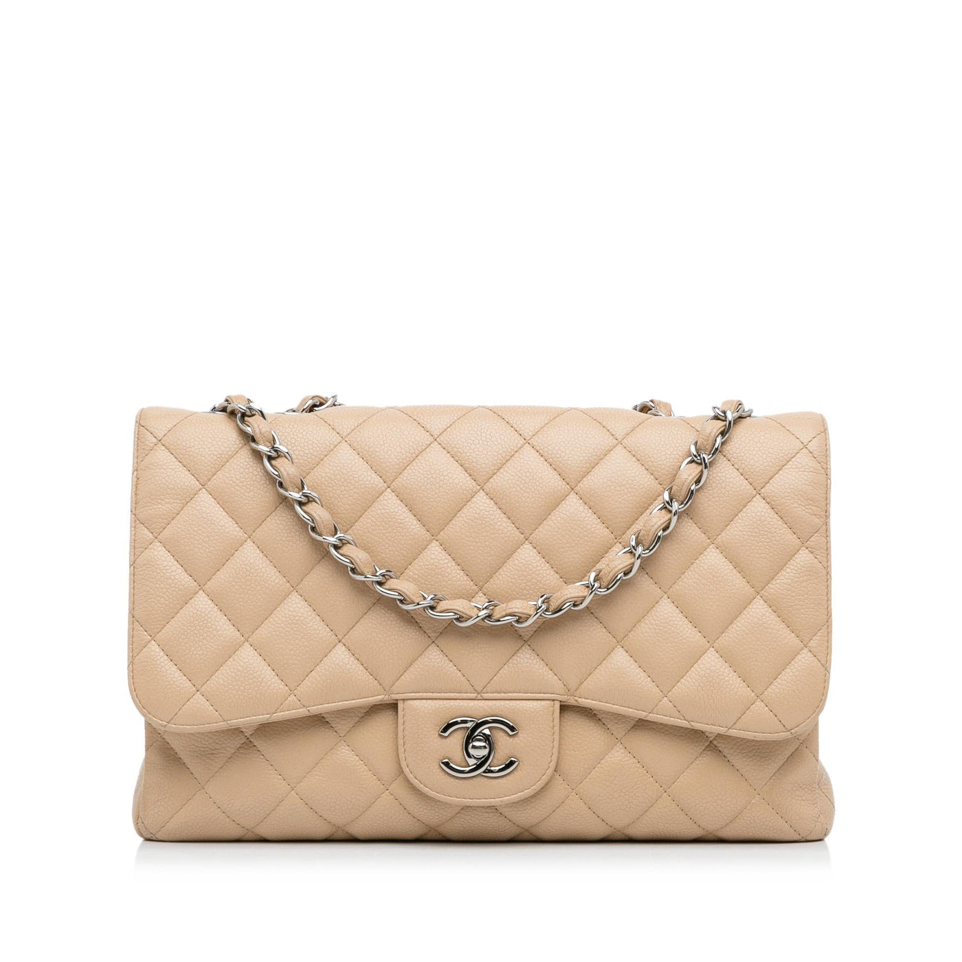 Chanel Jumbo Classic Caviar Single Flap Bag | Studio Nafay