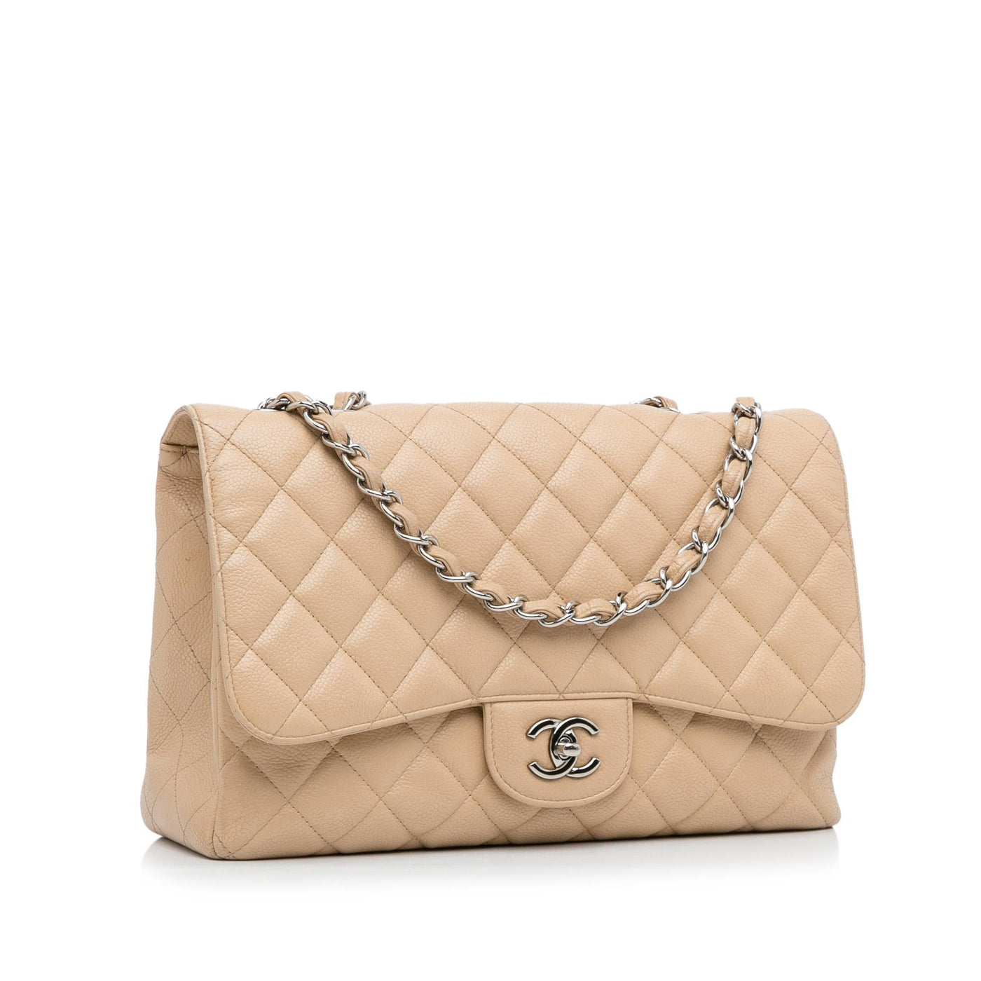 Chanel Jumbo Classic Caviar Single Flap Bag - Product Image 2