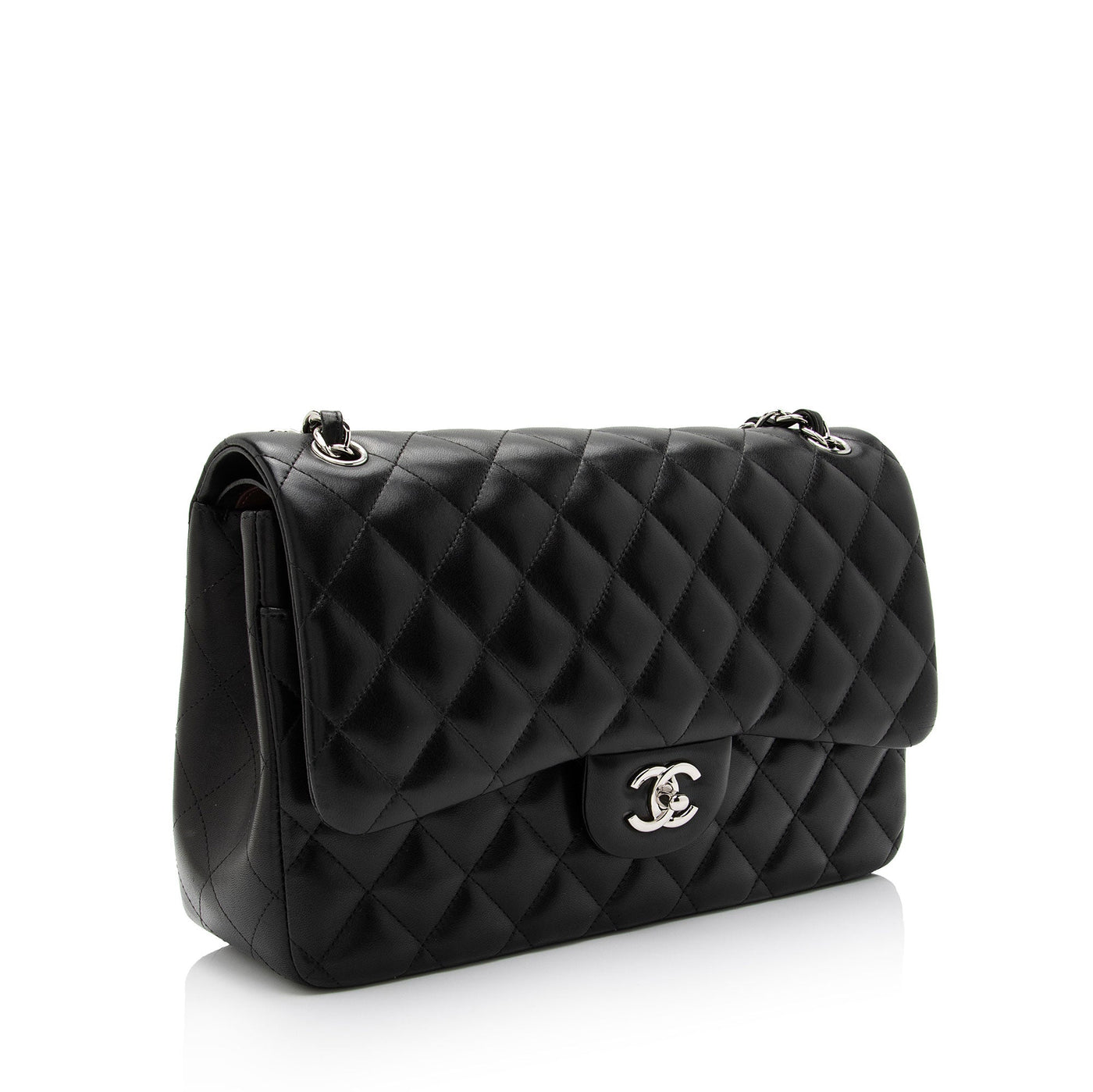 Chanel Lambskin Classic Jumbo Double Flap Bag - Product Image 2