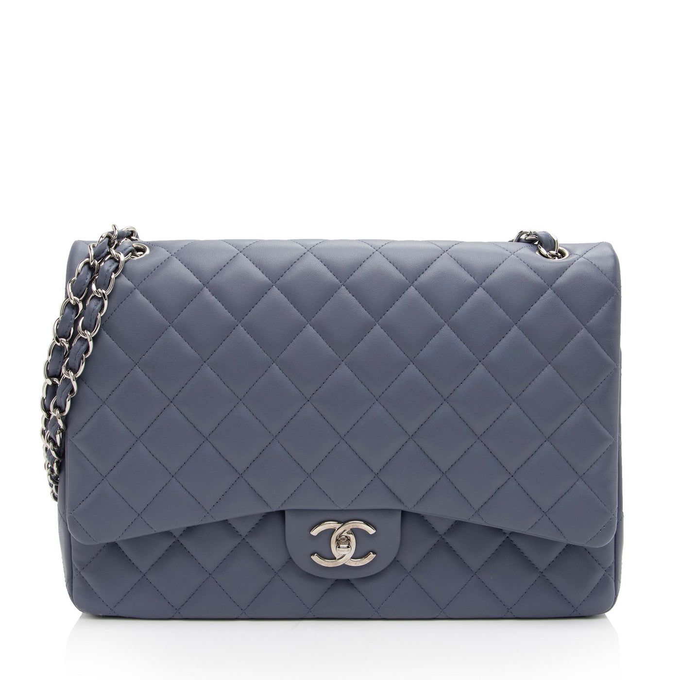 Chanel Lambskin Classic Maxi Double Flap Bag | Studio Nafay