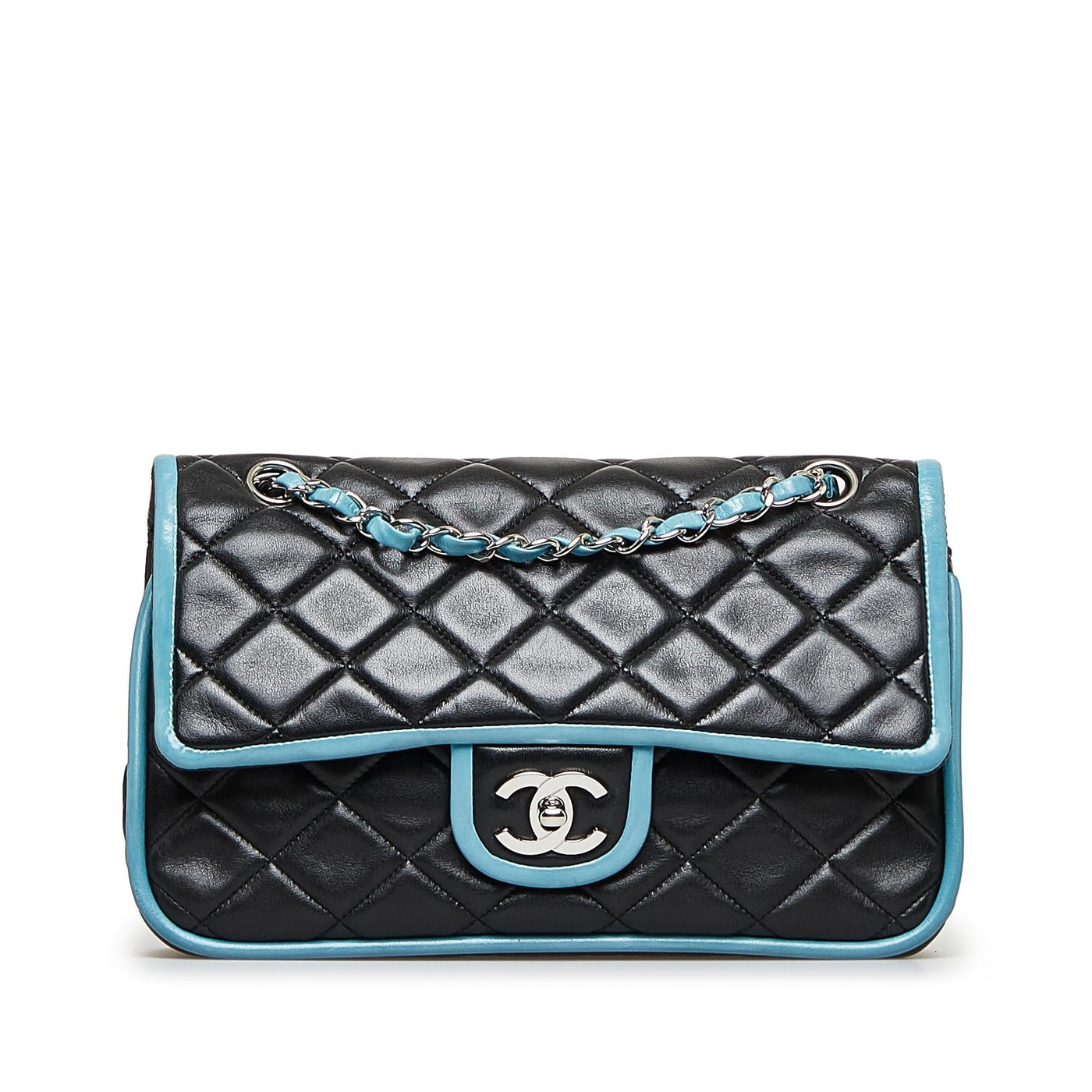 Chanel Medium Classic Lambskin Bicolor Double Flap | Studio Nafay