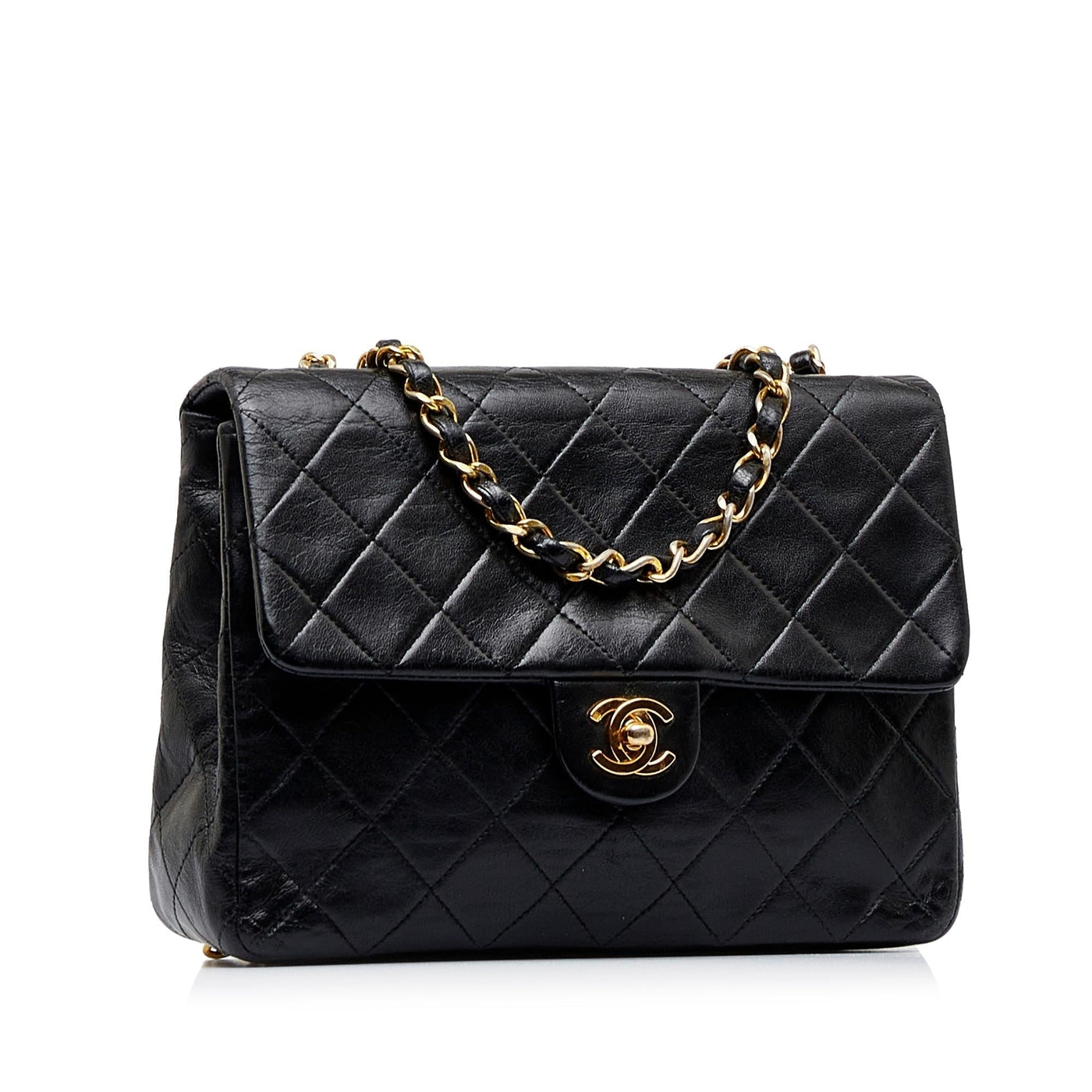 Chanel Medium Classic Lambskin Single Flap Bag - Product Image 2