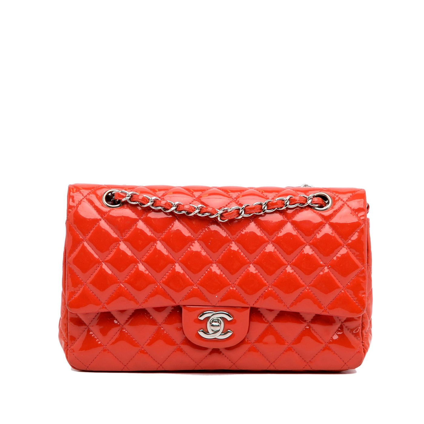 Chanel Medium Classic Patent Double Flap Bag | Studio Nafay