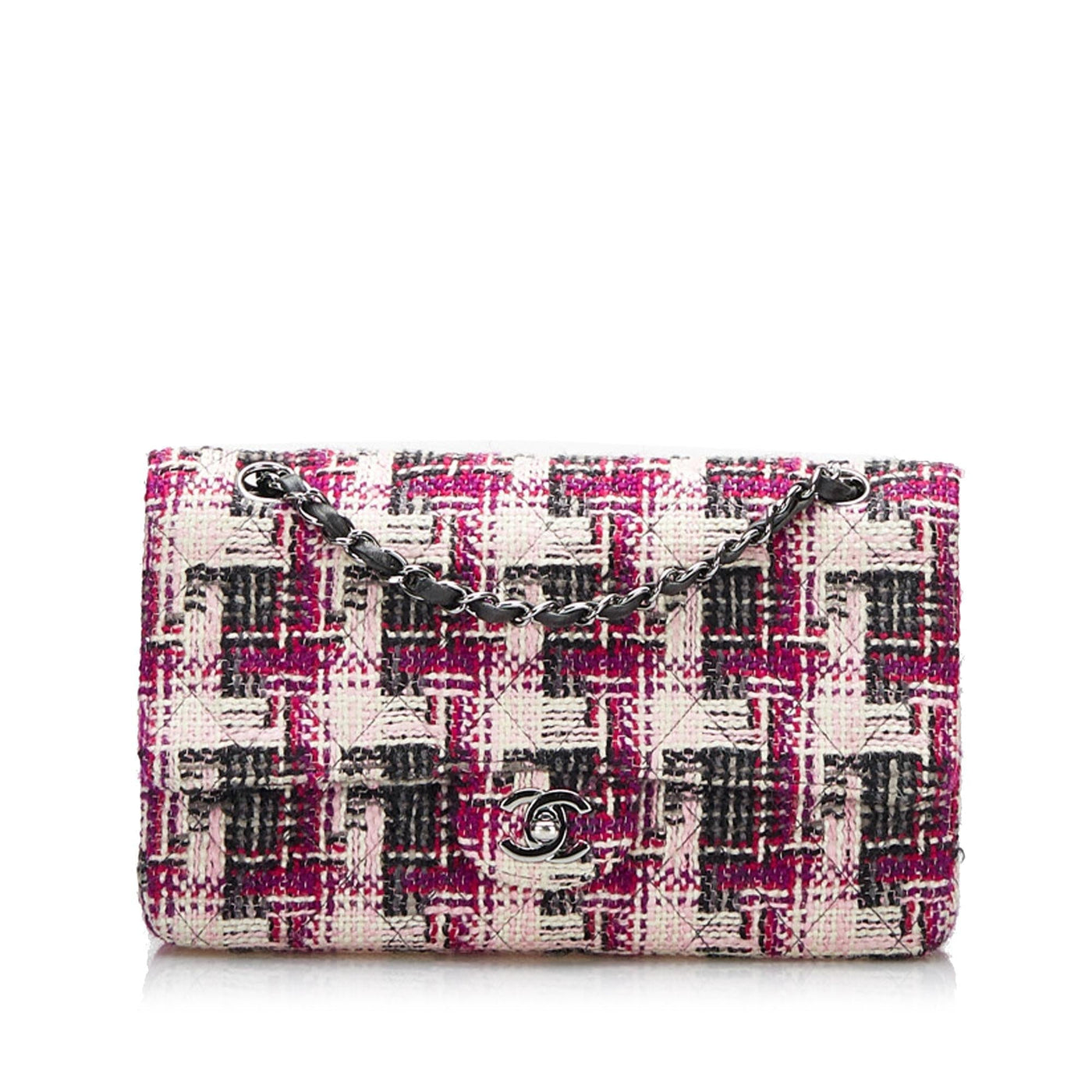 Chanel Medium Classic Tweed Double Flap | Studio Nafay