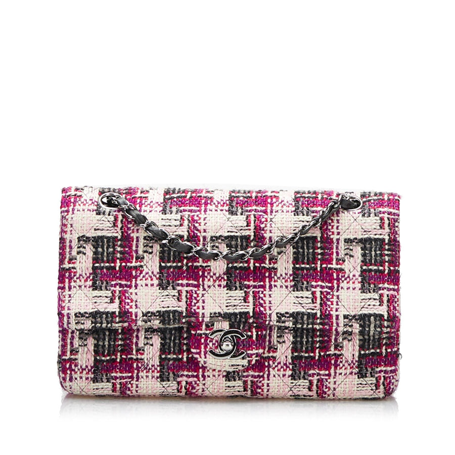 Chanel Medium Classic Tweed Double Flap