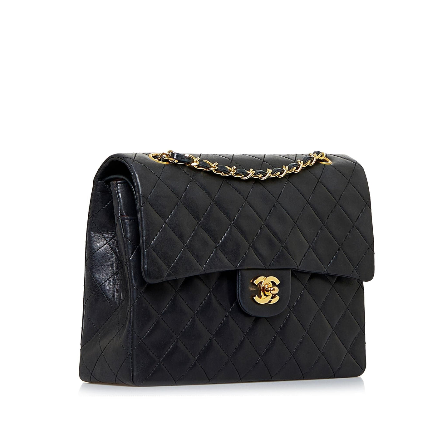 Chanel Medium Tall Classic Lambskin Double Flap - Product Image 2