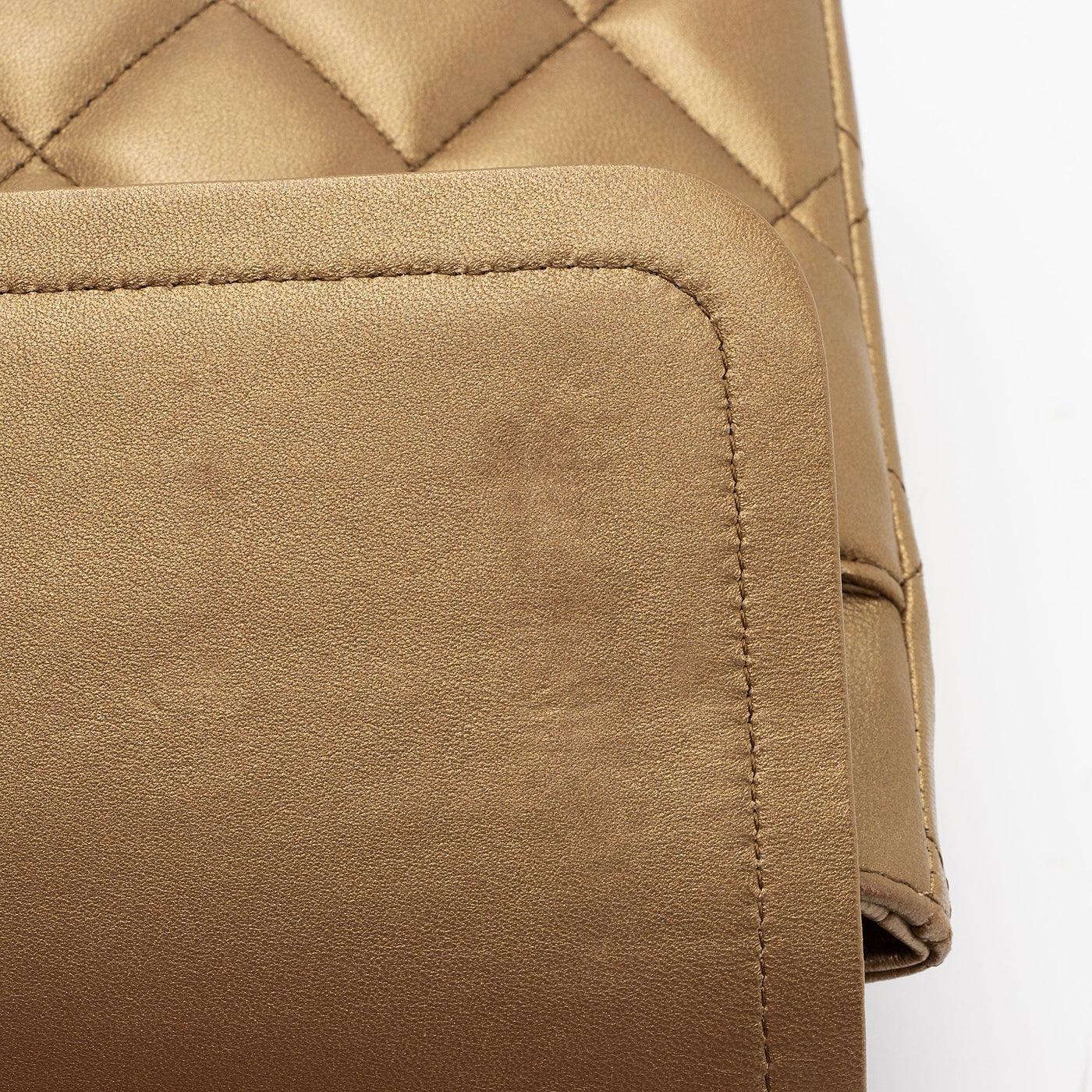 Chanel Metallic Lambskin Classic Maxi Double Flap Bag - Product Image 9