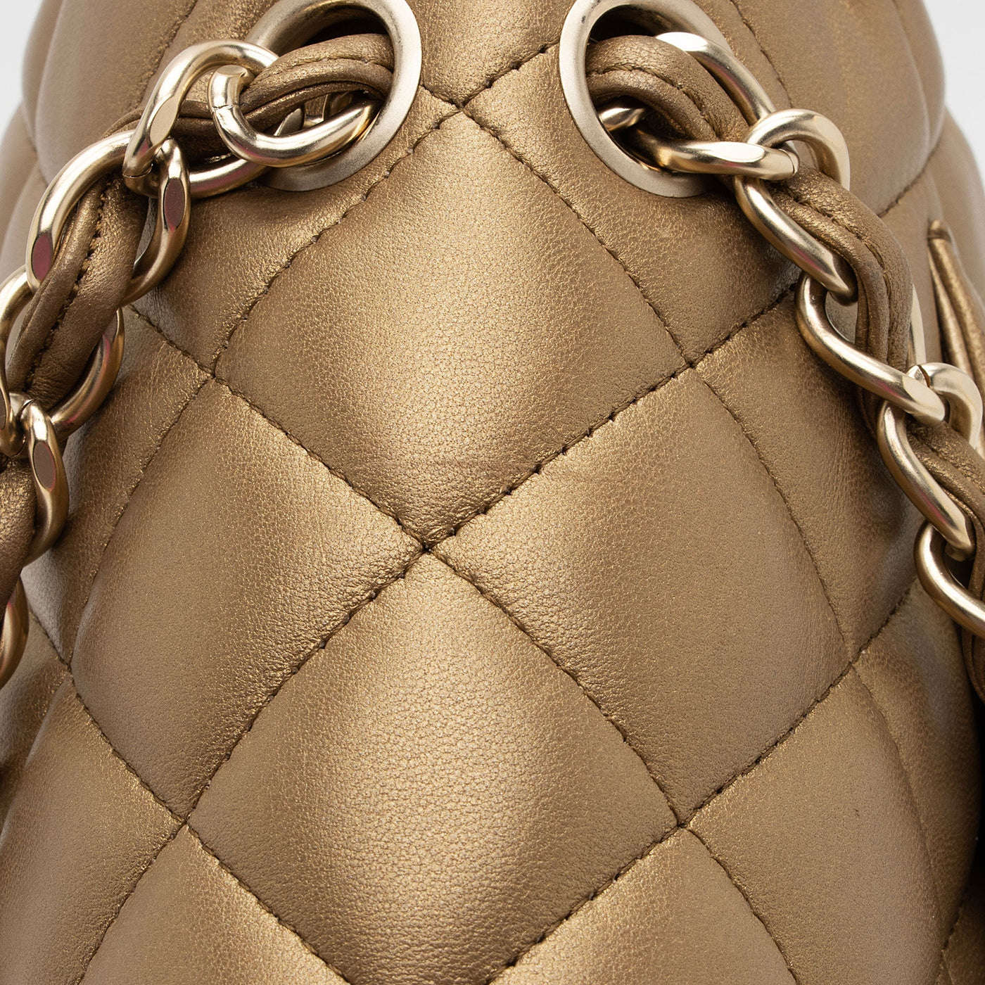 Chanel Metallic Lambskin Classic Maxi Double Flap Bag - Product Image 12
