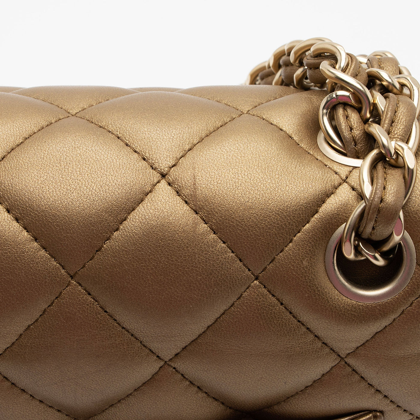 Chanel Metallic Lambskin Classic Maxi Double Flap Bag - Product Image 15