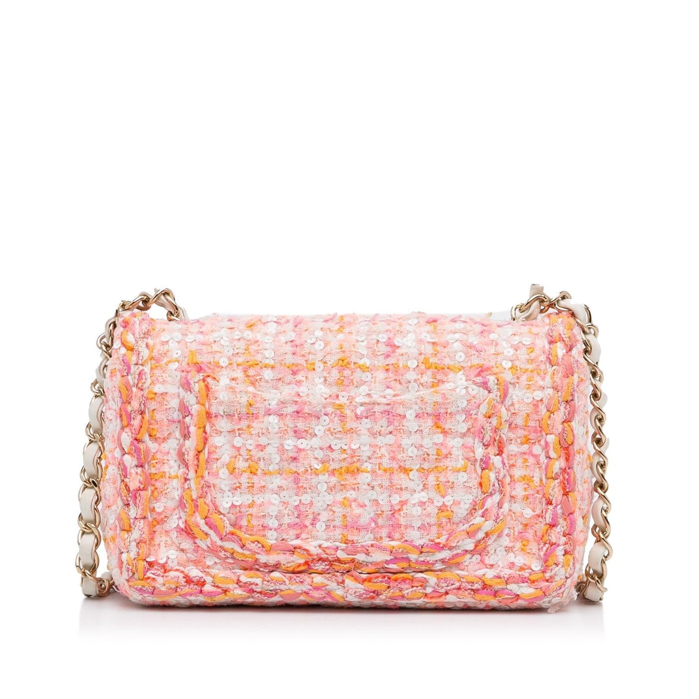 Chanel Mini Classic Embellished Tweed Flap Bag - Product Image 4