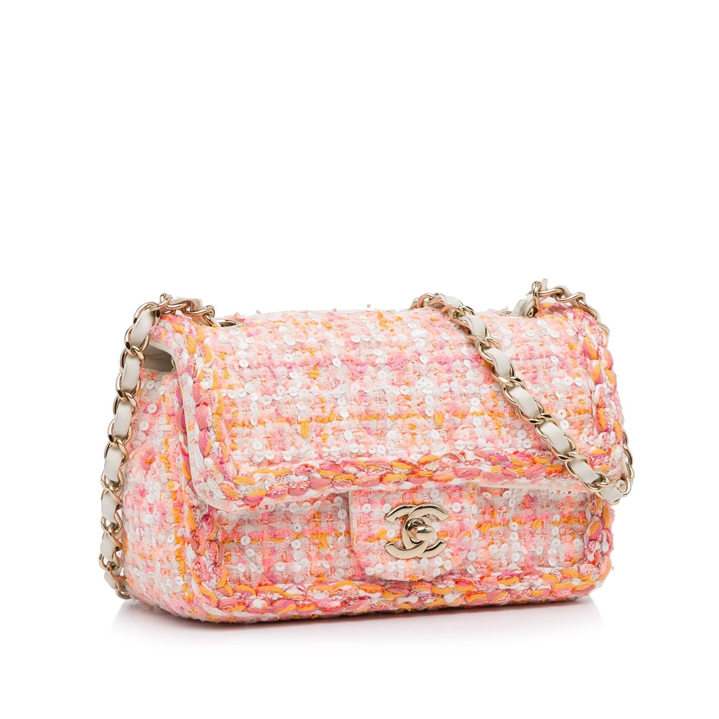 Chanel Mini Classic Embellished Tweed Flap Bag - Product Image 2