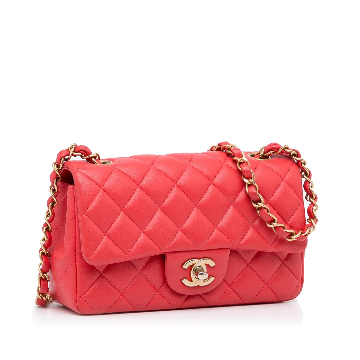 Chanel Mini Classic Lambskin Rectangular Single Flap - Product Image 2