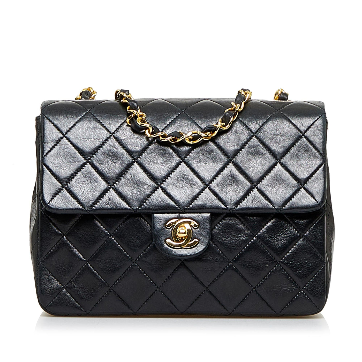 Chanel Mini Classic Square Lambskin Single Flap Bag | Studio Nafay