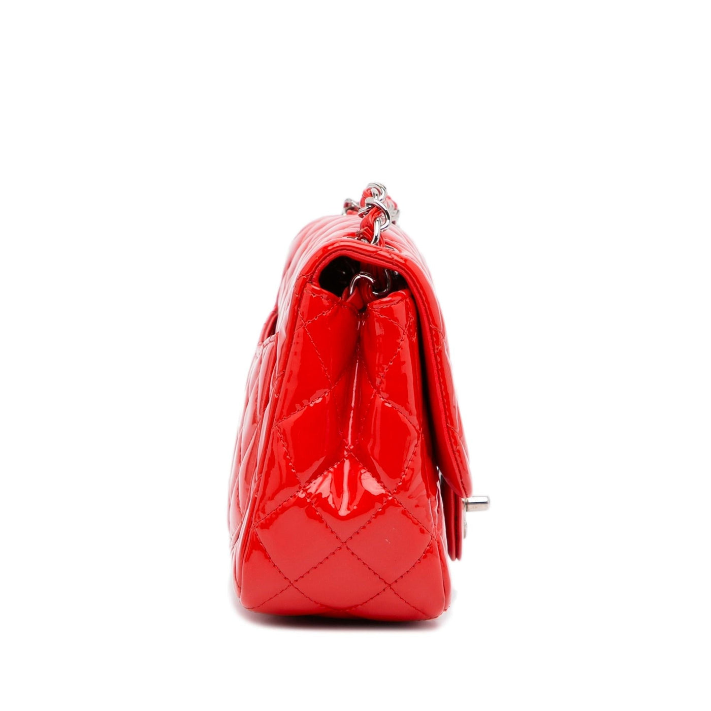 Chanel Mini Classic Square Patent Single Flap - Product Image 4