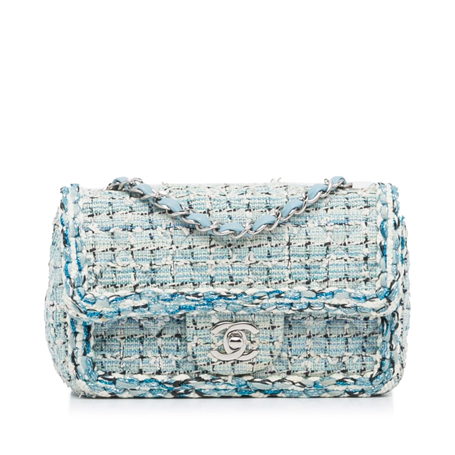 Chanel Mini Classic Tweed Single Flap