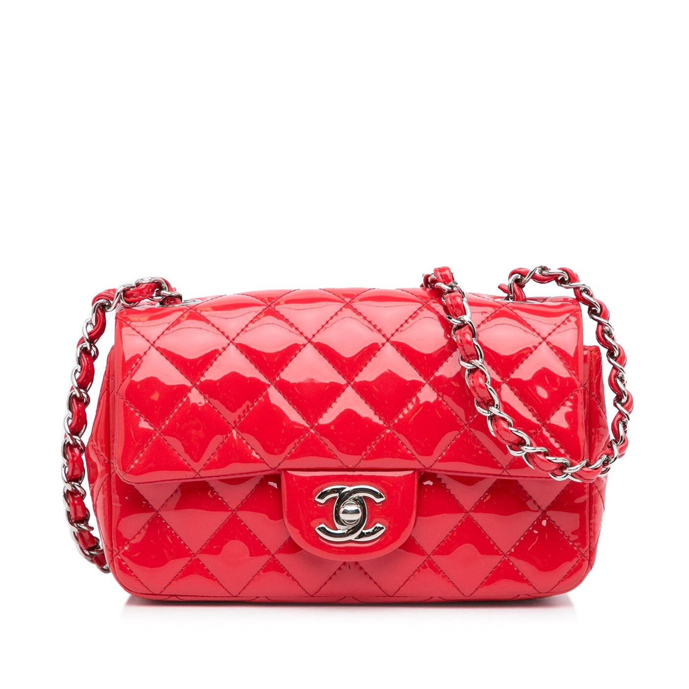 Chanel New Mini Classic Patent Single Flap | Studio Nafay
