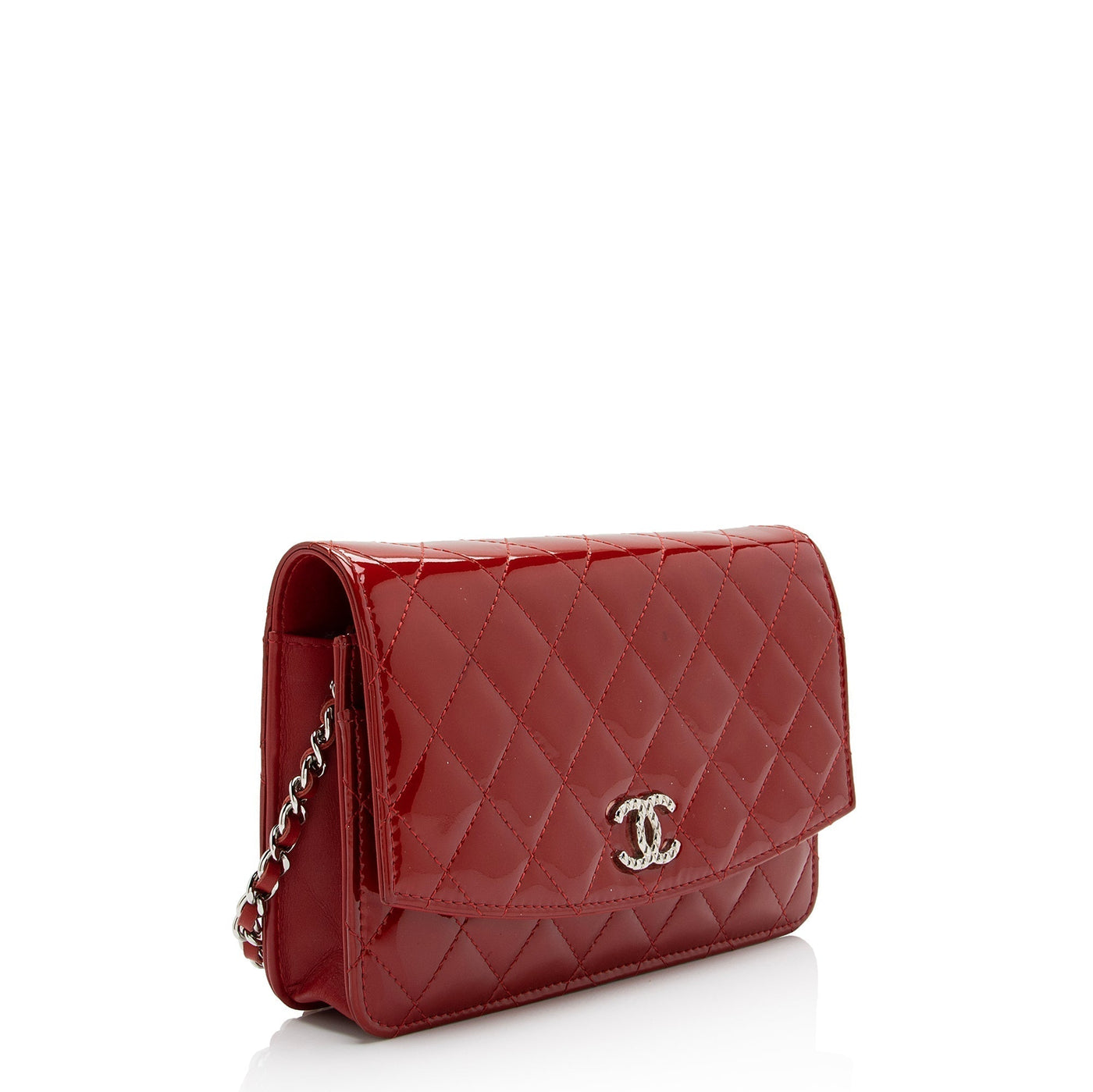 Chanel Patent Leather Classic Wallet on Chain Bag | Studio Nafay