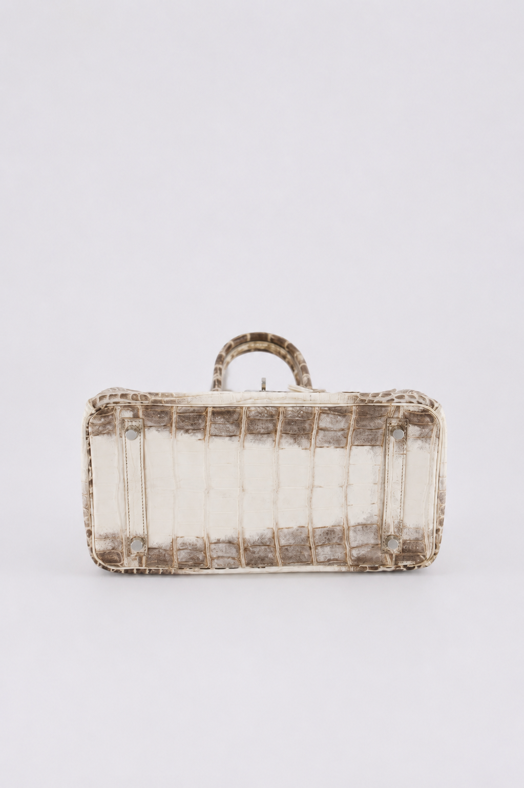 *SUPER RARE* Hermes Birkin 30 Retourne Bag in Himalaya Crocodile Niloticus Leather with Palladium Hardware - Product Image 25