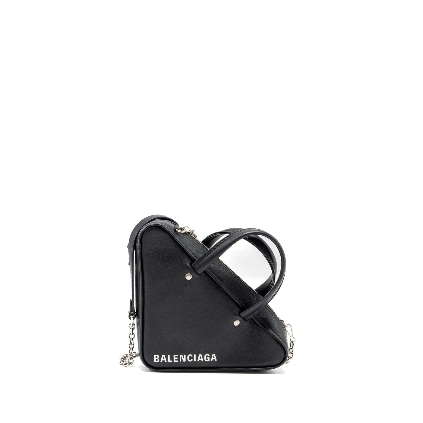 Balenciaga triangle duffle bag calfskin black SHW | Studio Nafay