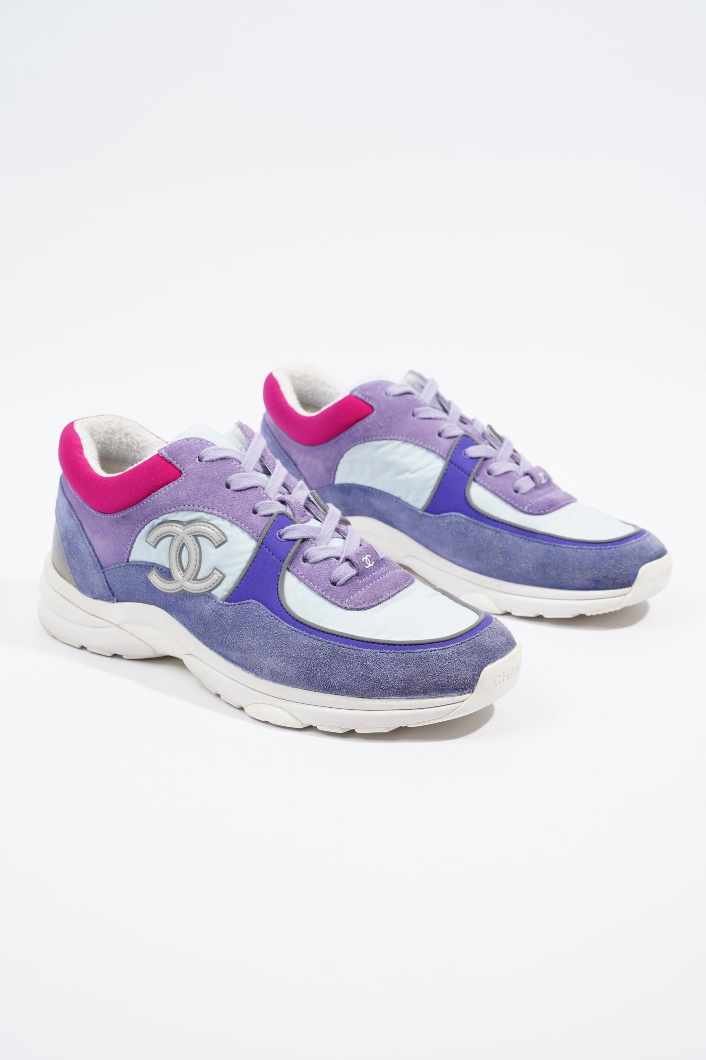 Chanel CC Logo Blue Lilac EU 41 UK 8 | Studio Nafay