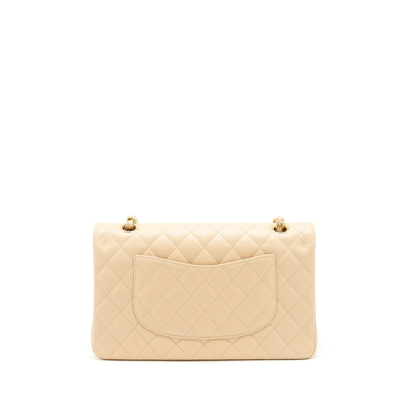 Chanel Classic Double Flap Bag Caviar Beige GHW | Studio Nafay