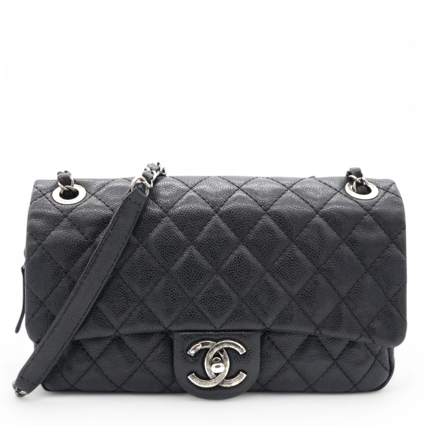 Chanel Caviar Flap Bag Black | Studio Nafay