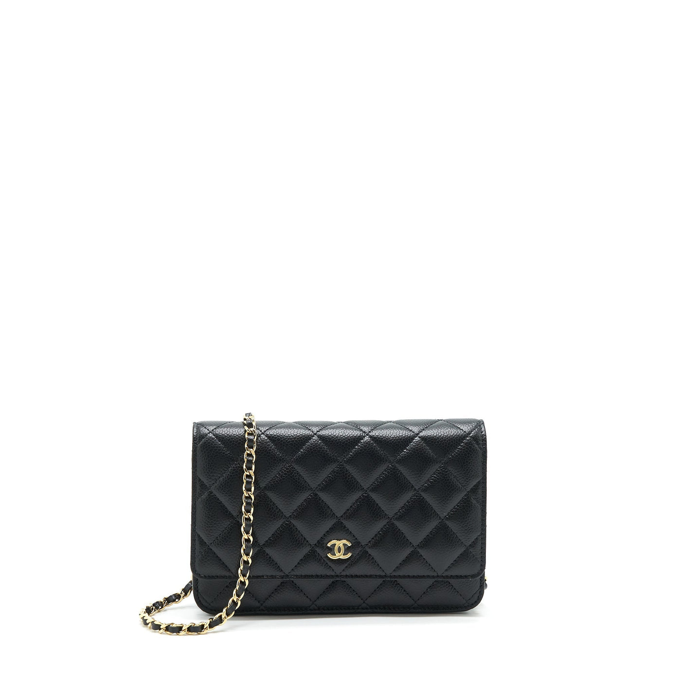Chanel Class Wallet On Chain Caviar Black GHW (Microchip) | Studio Nafay