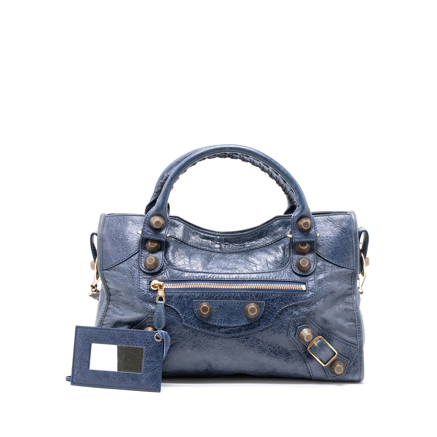Balenciaga Giant City Bag Dark Blue RGHW | Studio Nafay