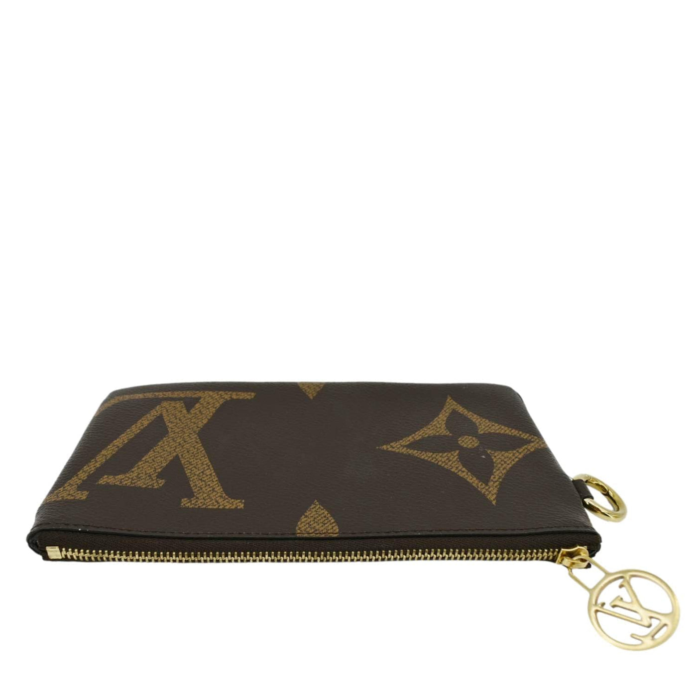 LOUIS VUITTON Giant Monogram Reverse Canvas Trio Pouch Brown