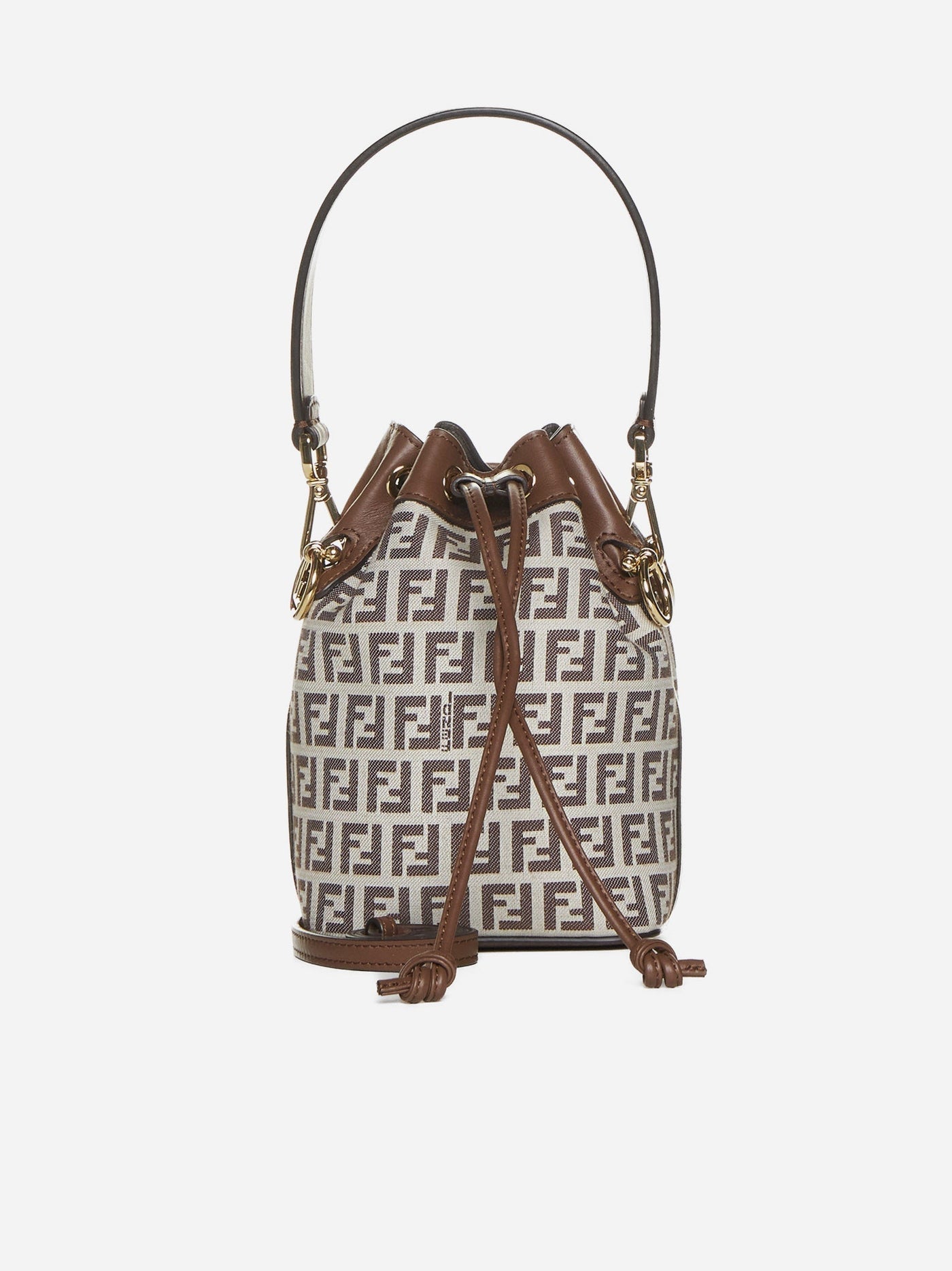 FENDI FF MINI MON TRÉSOR BUCKET BAG WITH SHOULDER STRAP - Product Image 3