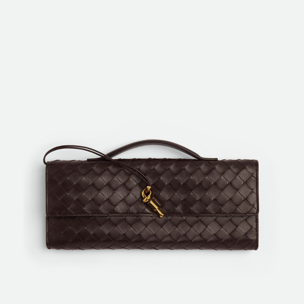 Fondant Long Clutch Andiamo With Handle Designer Clutch for Women | Studio Nafay