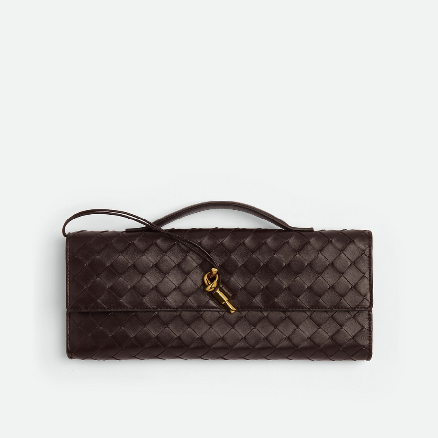 Fondant Long Clutch Andiamo With Handle Designer Clutch for Women | Studio Nafay