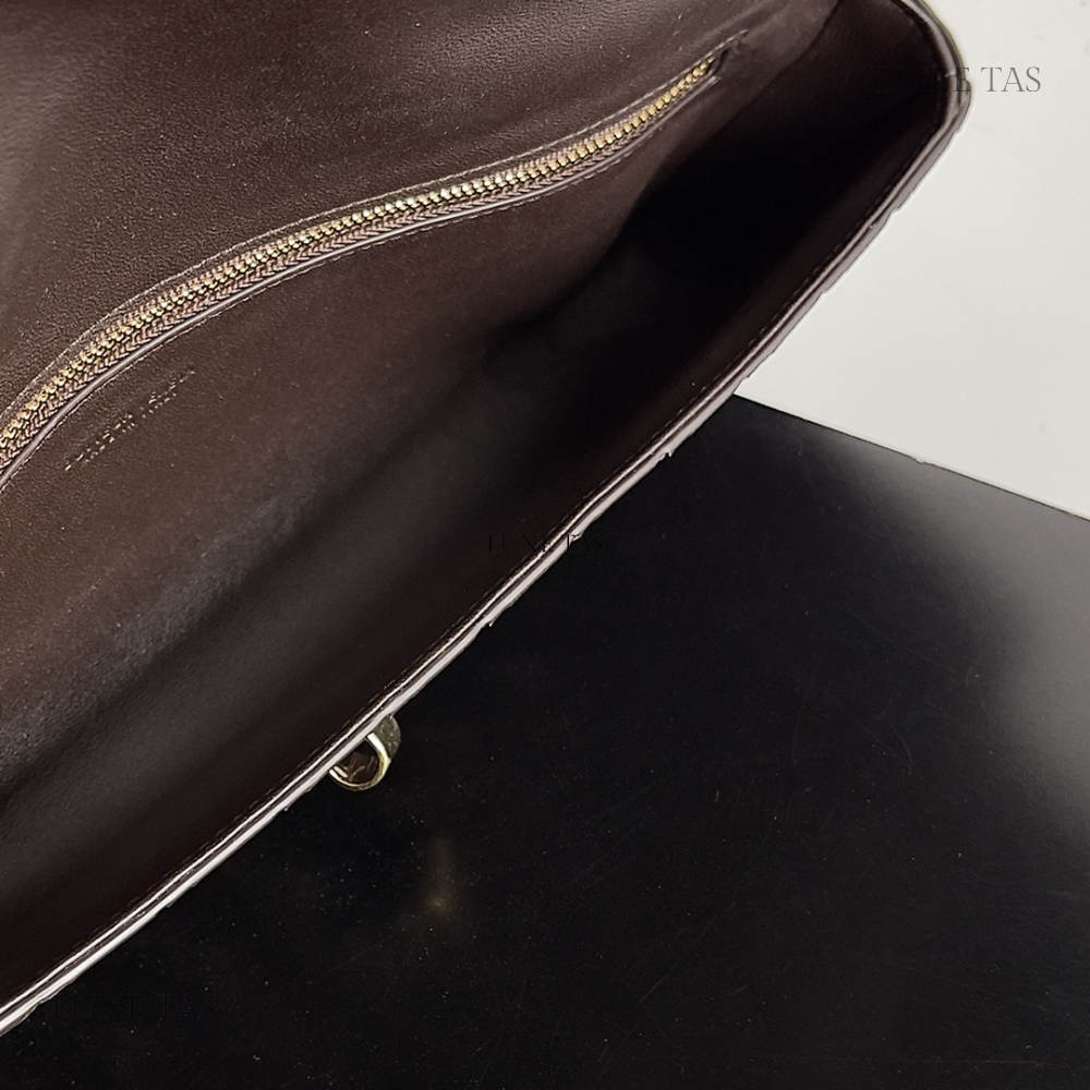 Fondant Long Clutch Andiamo With Handle Designer Clutch for Women - Product Image 10