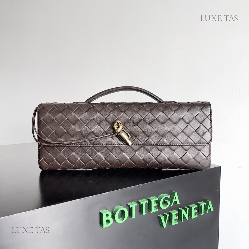 Fondant Long Clutch Andiamo With Handle Designer Clutch for Women - Product Image 2